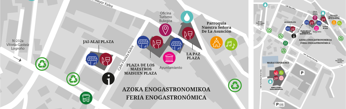mapa Feria Enogastronómica